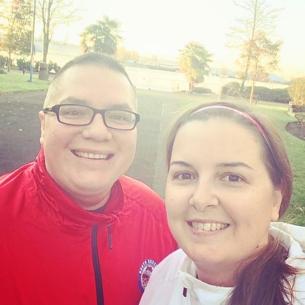 We kicked off Kevin's birthday celebrations with a run. What better way to start a new year?